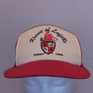 Mardi Gras Krewe Of Lafitte Pensacola FL Cap Trucker Hat Snapback Vintage 70s